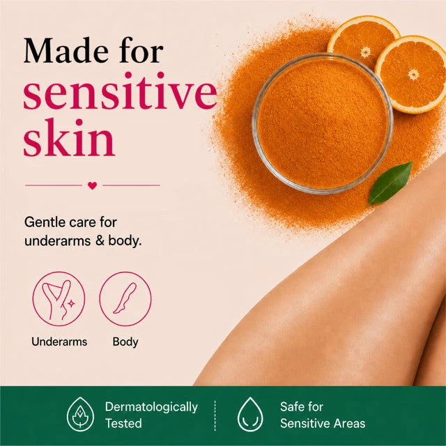 Hair Removal Wax Powder | Face, Bikini & Body