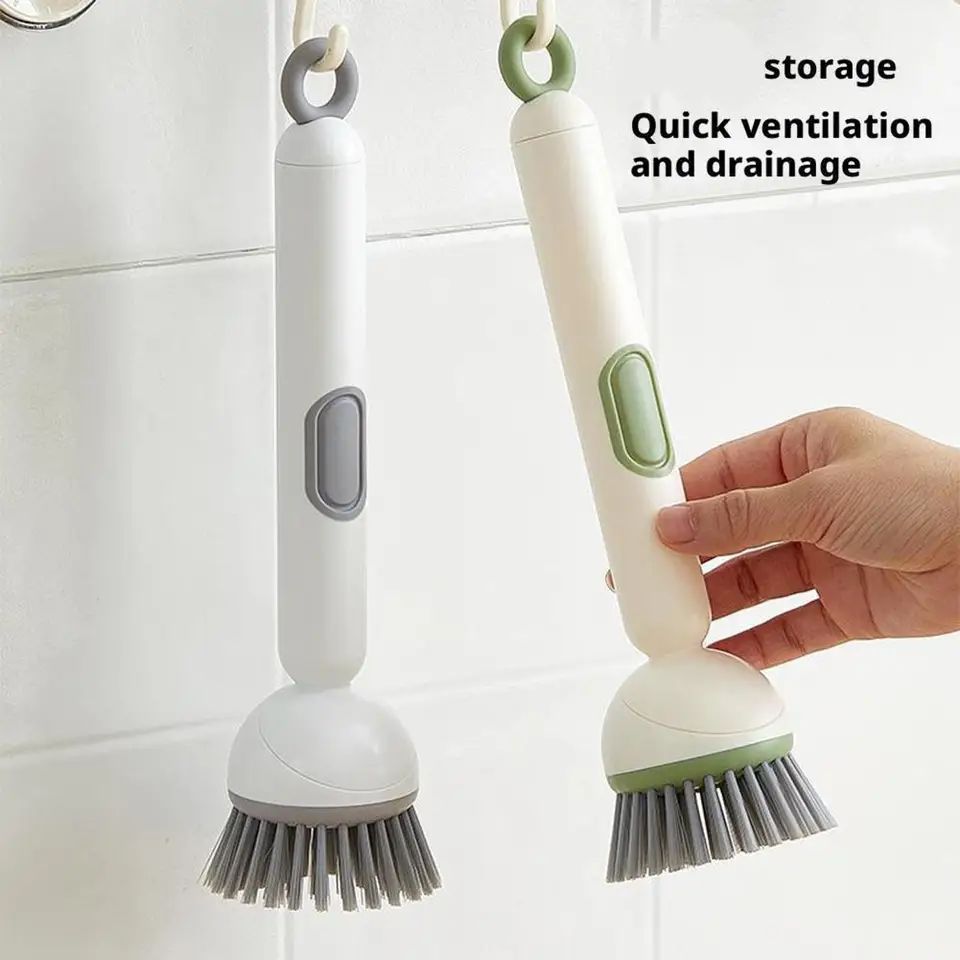 Kitchen Cleaning Adjustable Handle Brush