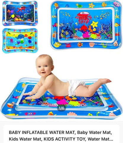 Baby Water Play Mat Inflatable Tummy Time