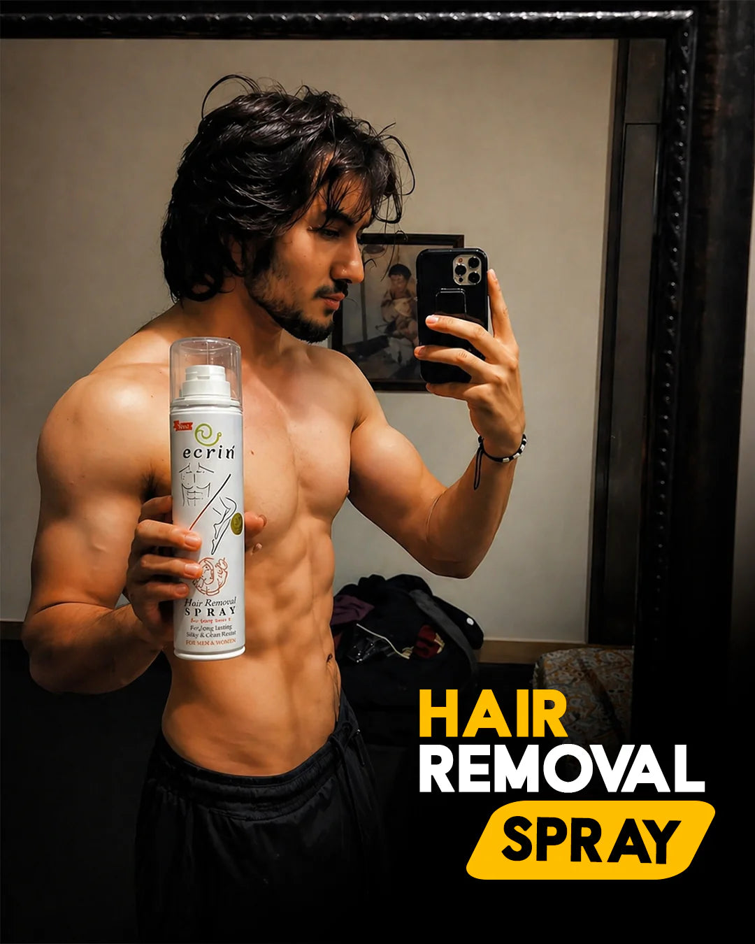 New Ecrin Hair Removal Foaming Spray (for men & women)