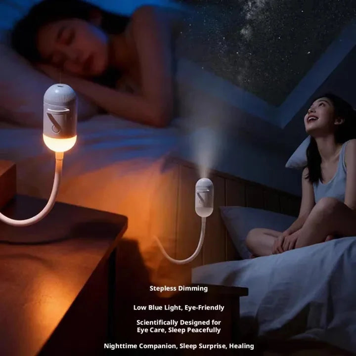 Galaxy Starry Sky Projector 2-in-1 Magical Night Light