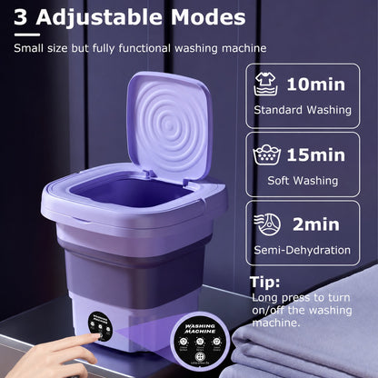 Portable Folding Semi Automatic Washing Machine