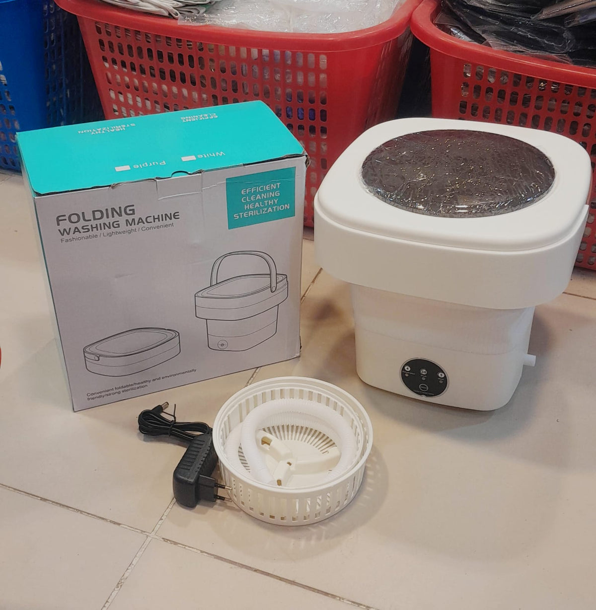 Portable Folding Semi Automatic Washing Machine