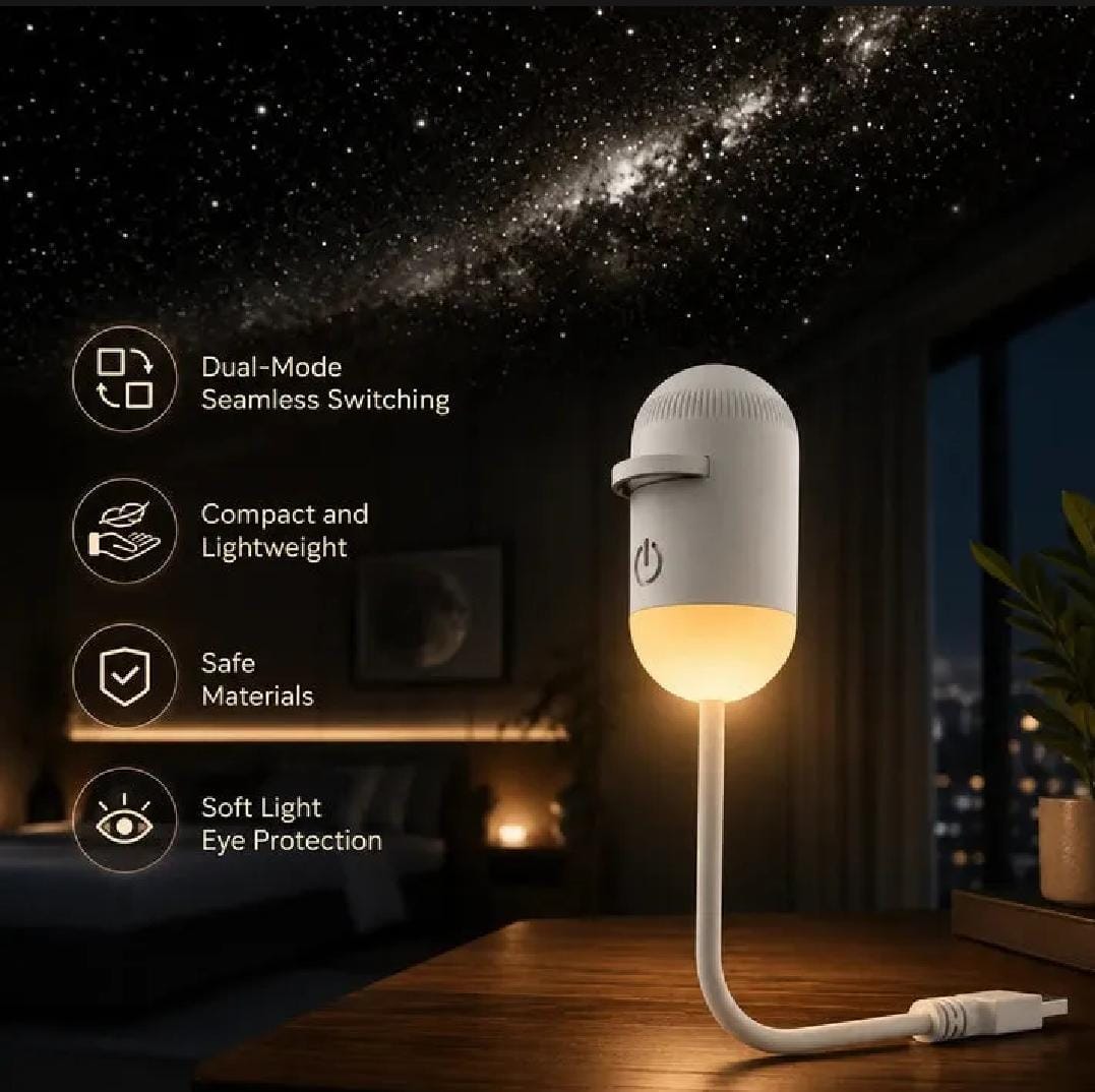 Galaxy Projection Light – 3-in-1 Starry Sky & Nebula Projector