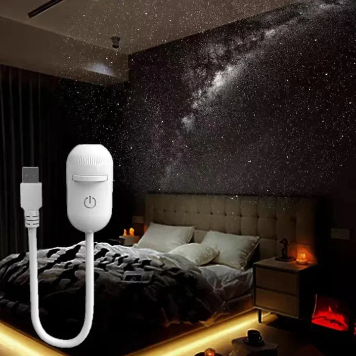 Galaxy Starry Sky Projector 2-in-1 Magical Night Light