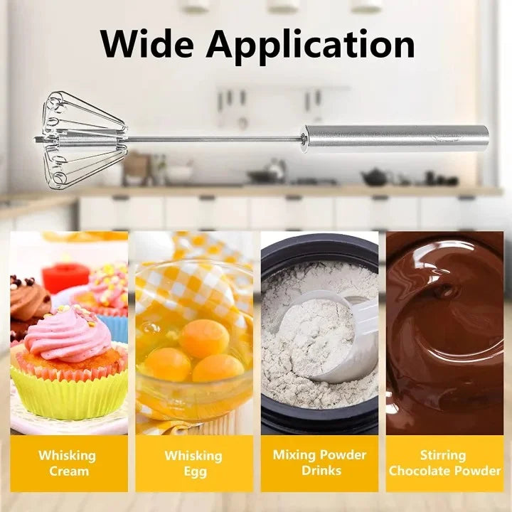 Hand Pressure Semi-Automatic Egg Beater